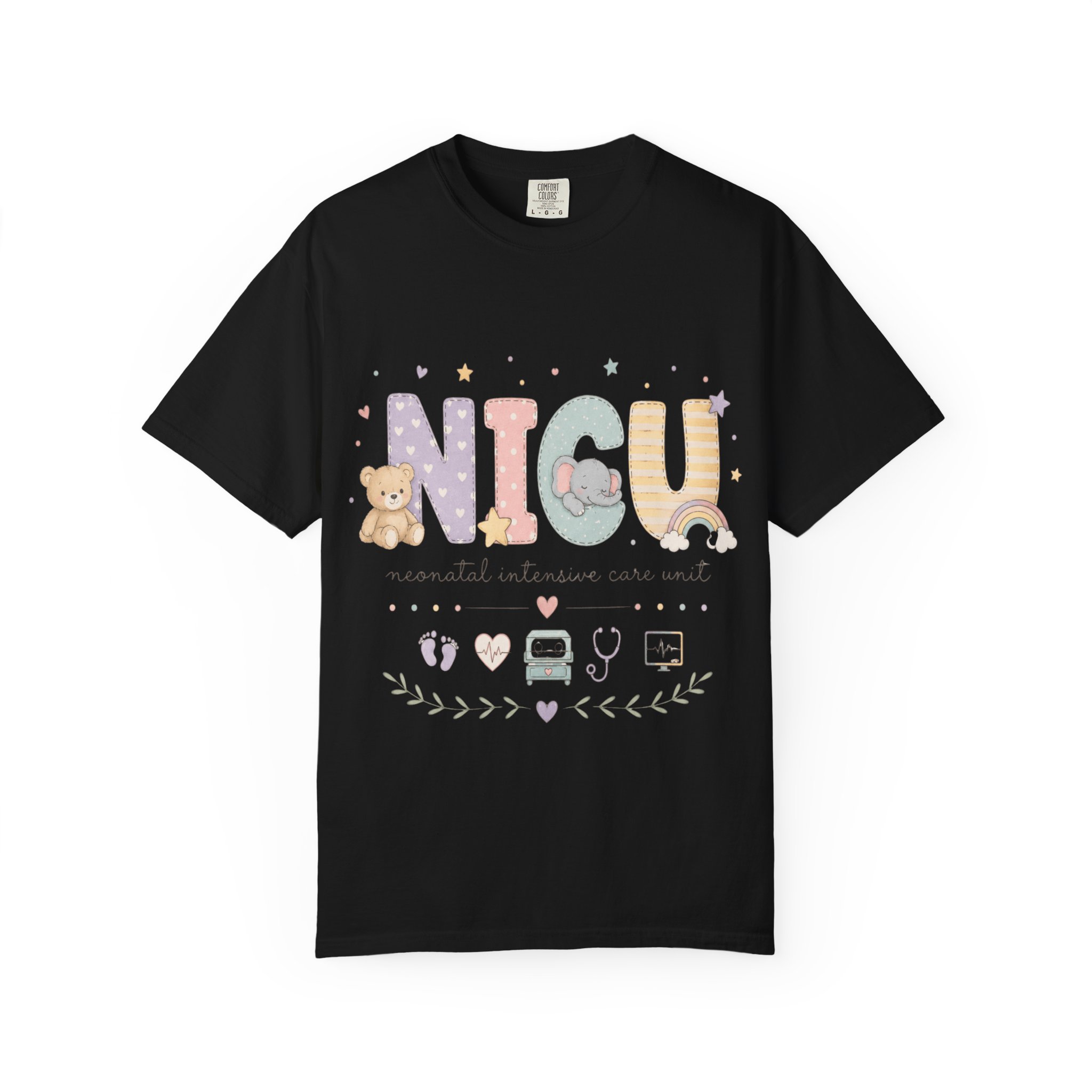 NICU Nurse Shirt - Neonatal Intensive Care Unit Comfort Colors Graphic Tee - Image 8