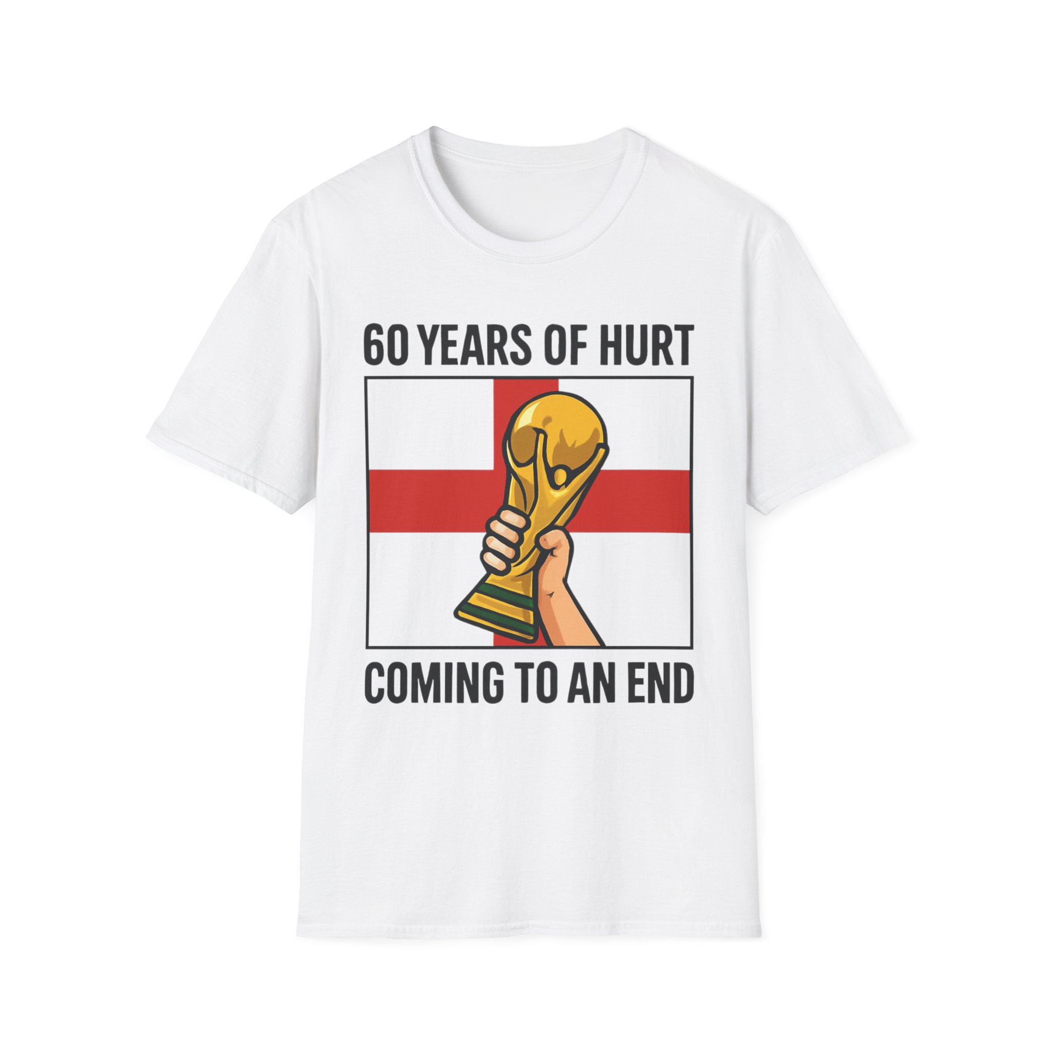 60 YEARS OF HURT – COMING TO AN END? - Unisex Softstyle T-Shirt - Image 2