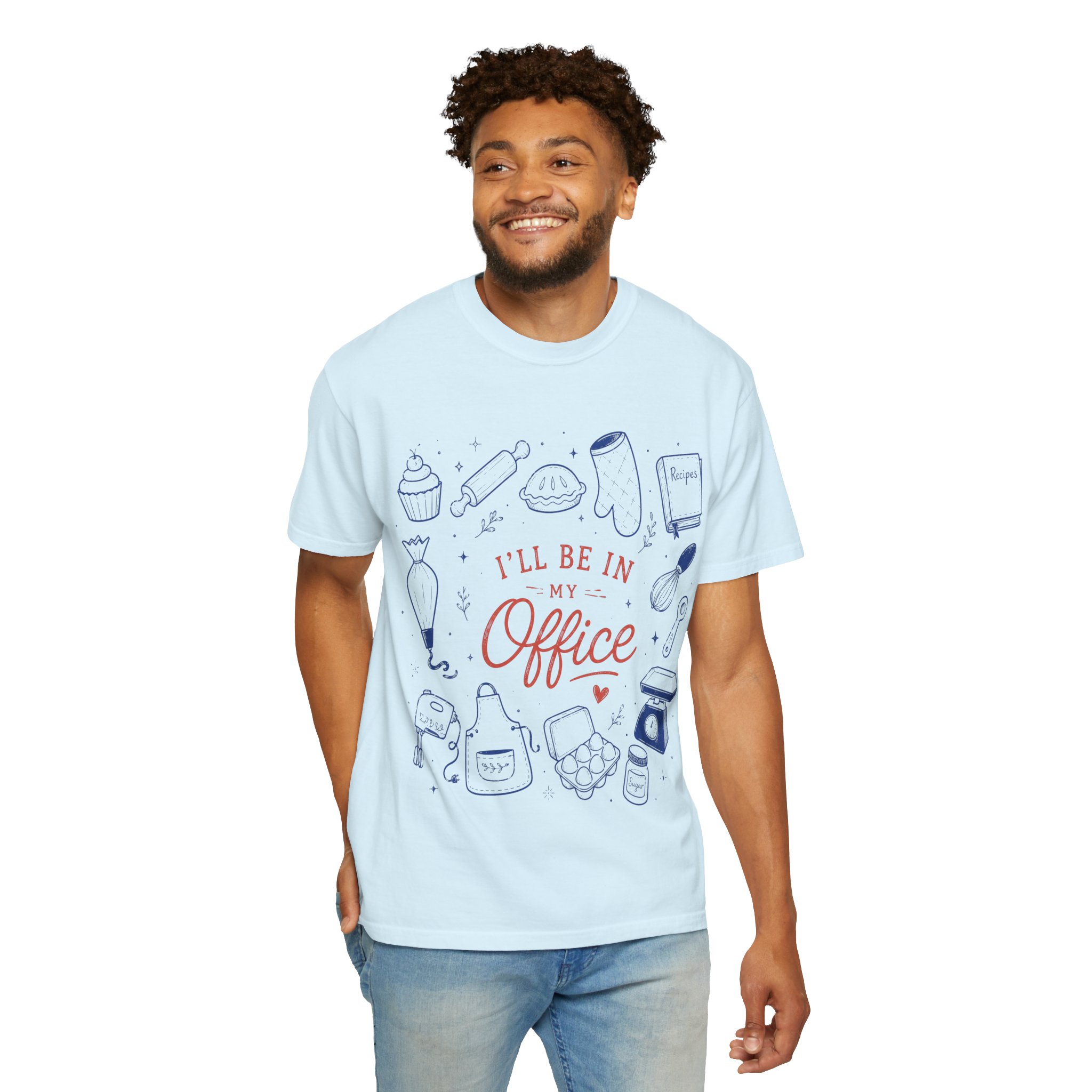 Funny Baking Shirt - Ill Be In My Office Comfort Colors Graphic Tee - Image 8