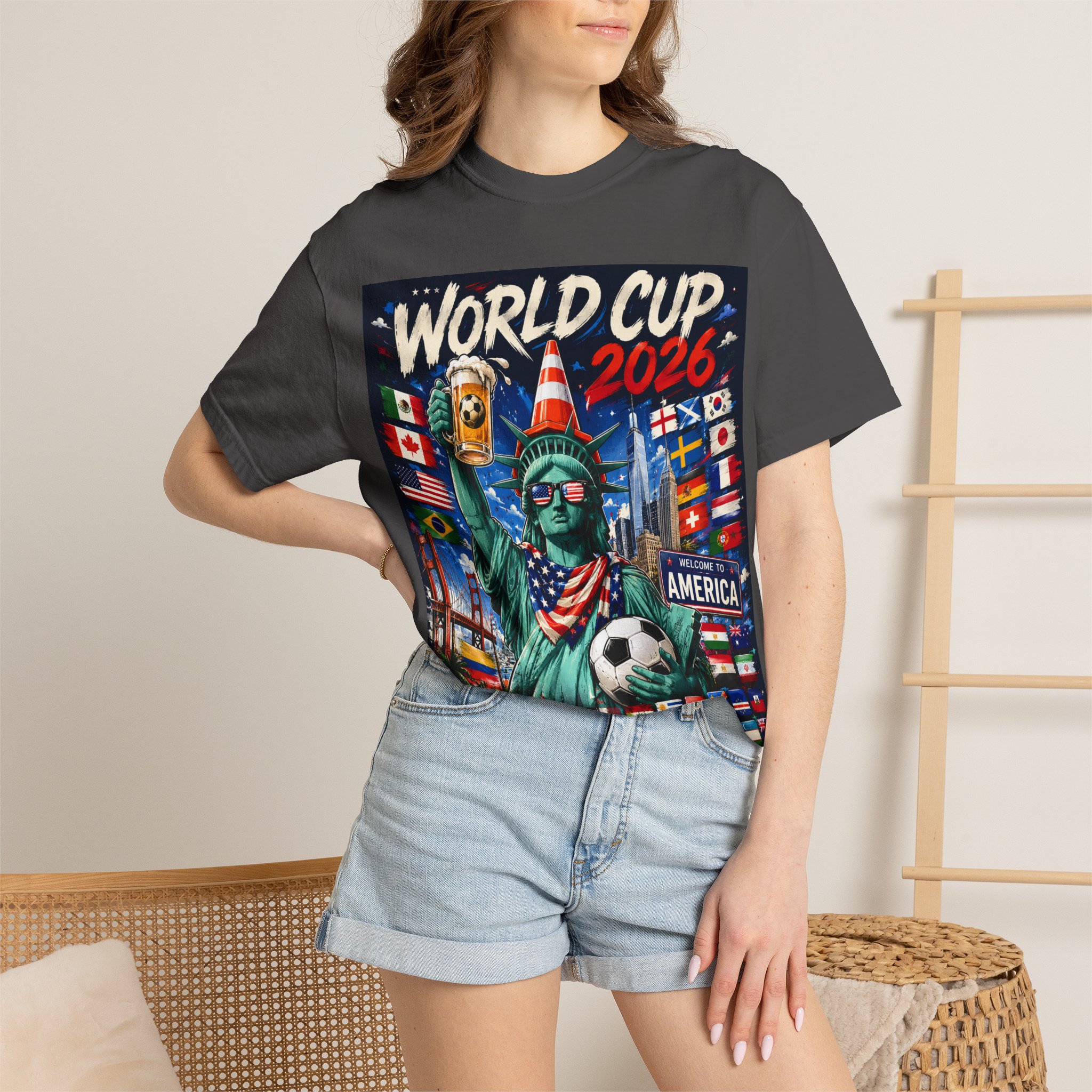 World Cup 2026 T-Shirt - Statue of Liberty Soccer Fan Tee - Image 48