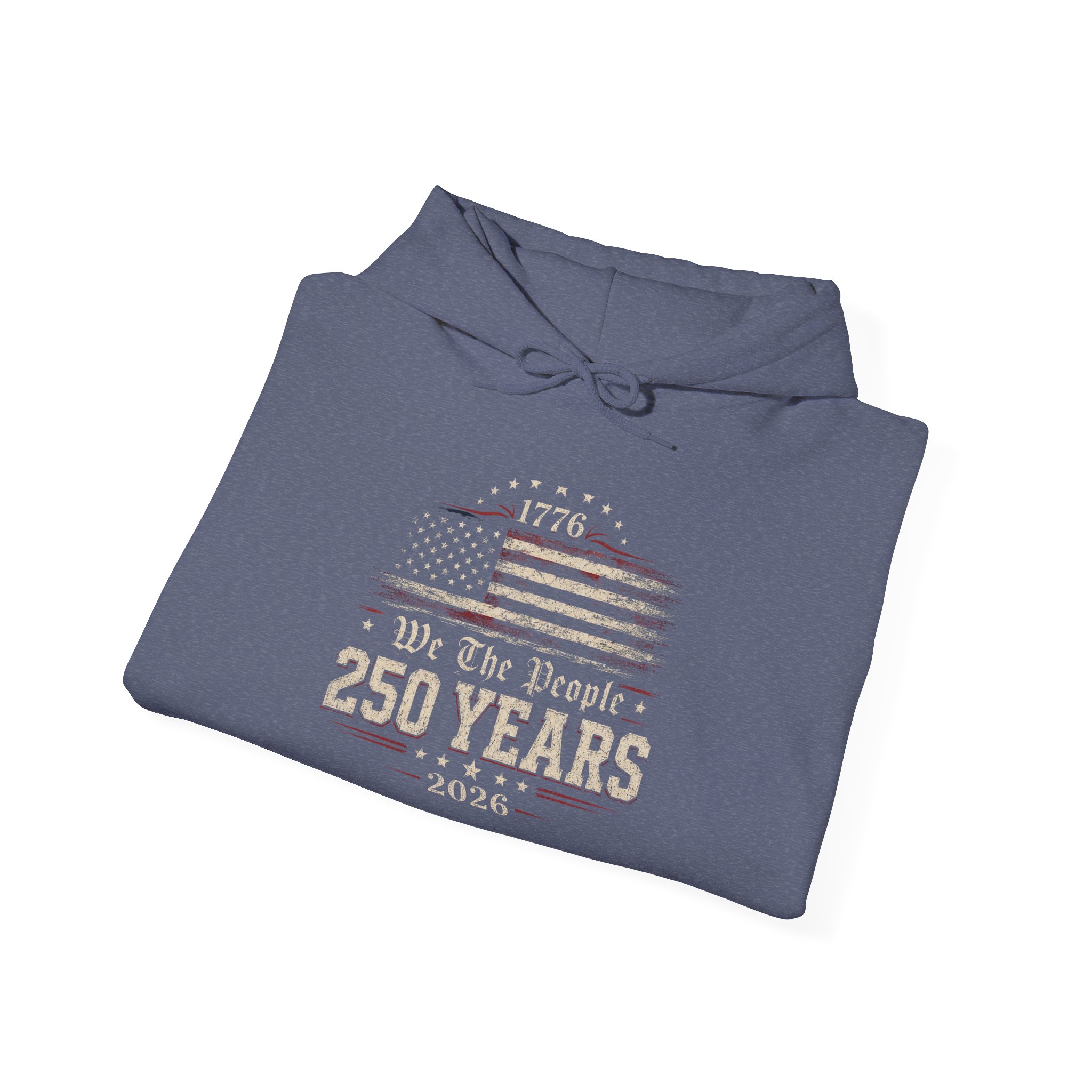 250 Years American Flag Hoodie – Vintage Independence Day Patriotic Sweatshirt - Image 30