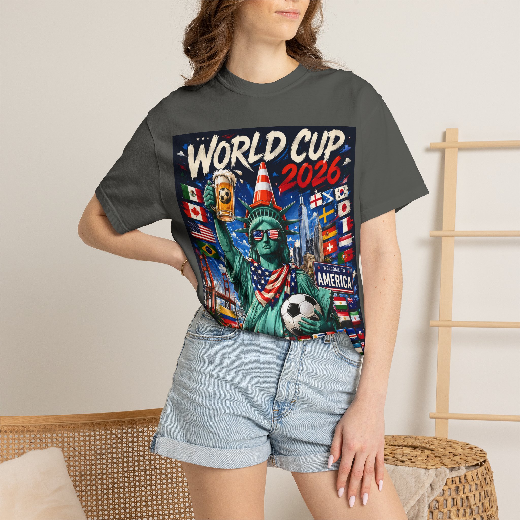 World Cup 2026 T-Shirt - Statue of Liberty Soccer Fan Tee - Image 32