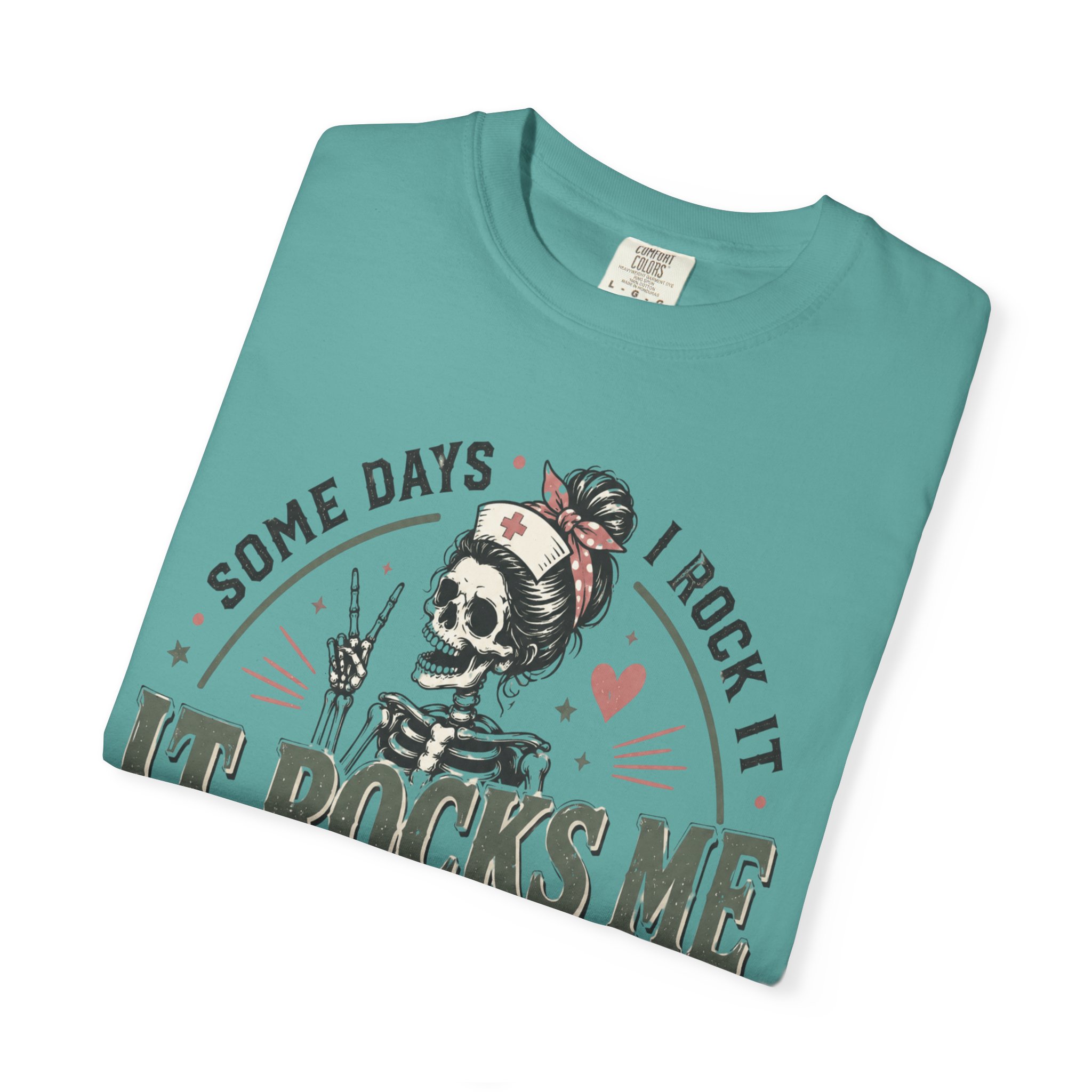 Some Days I Rock It Nurse Practitioner Shirt, Funny NP T-Shirt, Nurse Practitioner Gift, Skeleton Nurse Tee, Healthcare Worker Graphic Shirt - Image 20