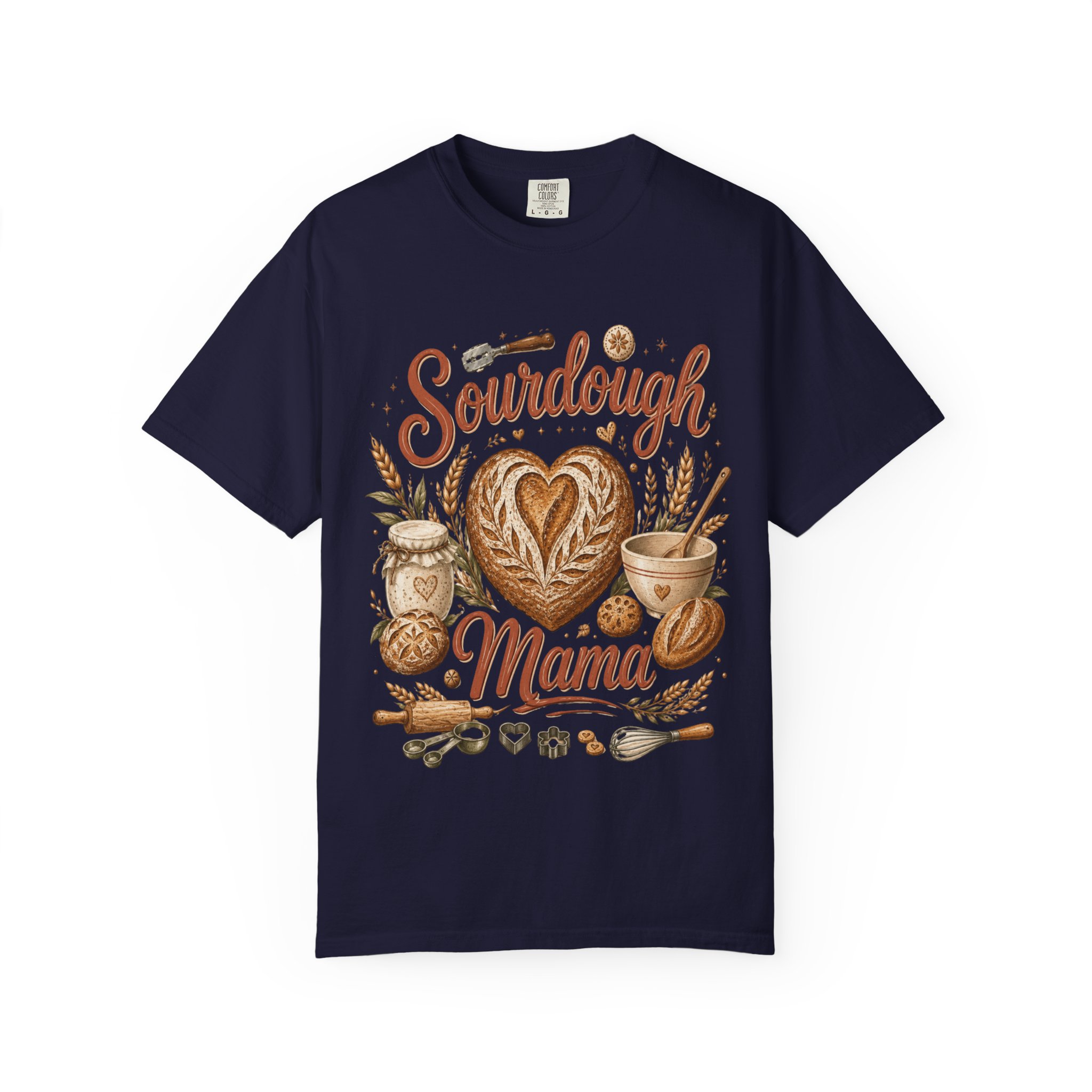 Sourdough Mama Shirt, Sourdough Gift, Bread Baker Gift, Baking Mom Shirt, Artisan Bread Lover, Cottagecore Baker Tee - Image 10