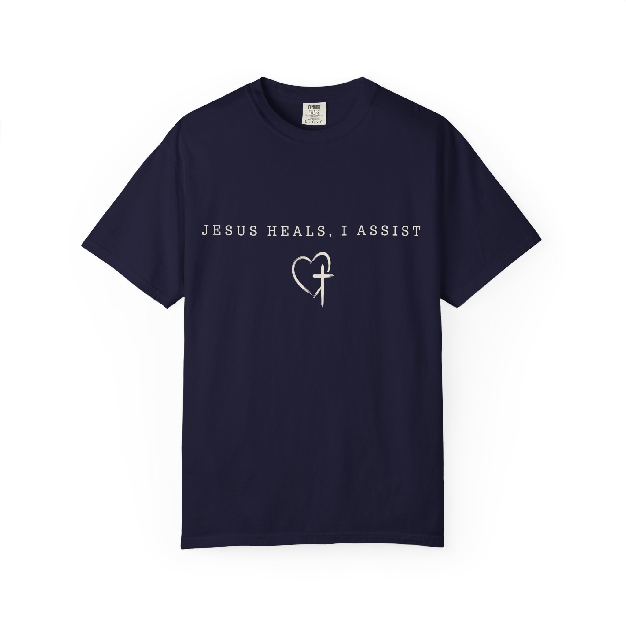 Jesus Heals, I Assist: Christian Faith-Based Healing Design Tee - Image 10