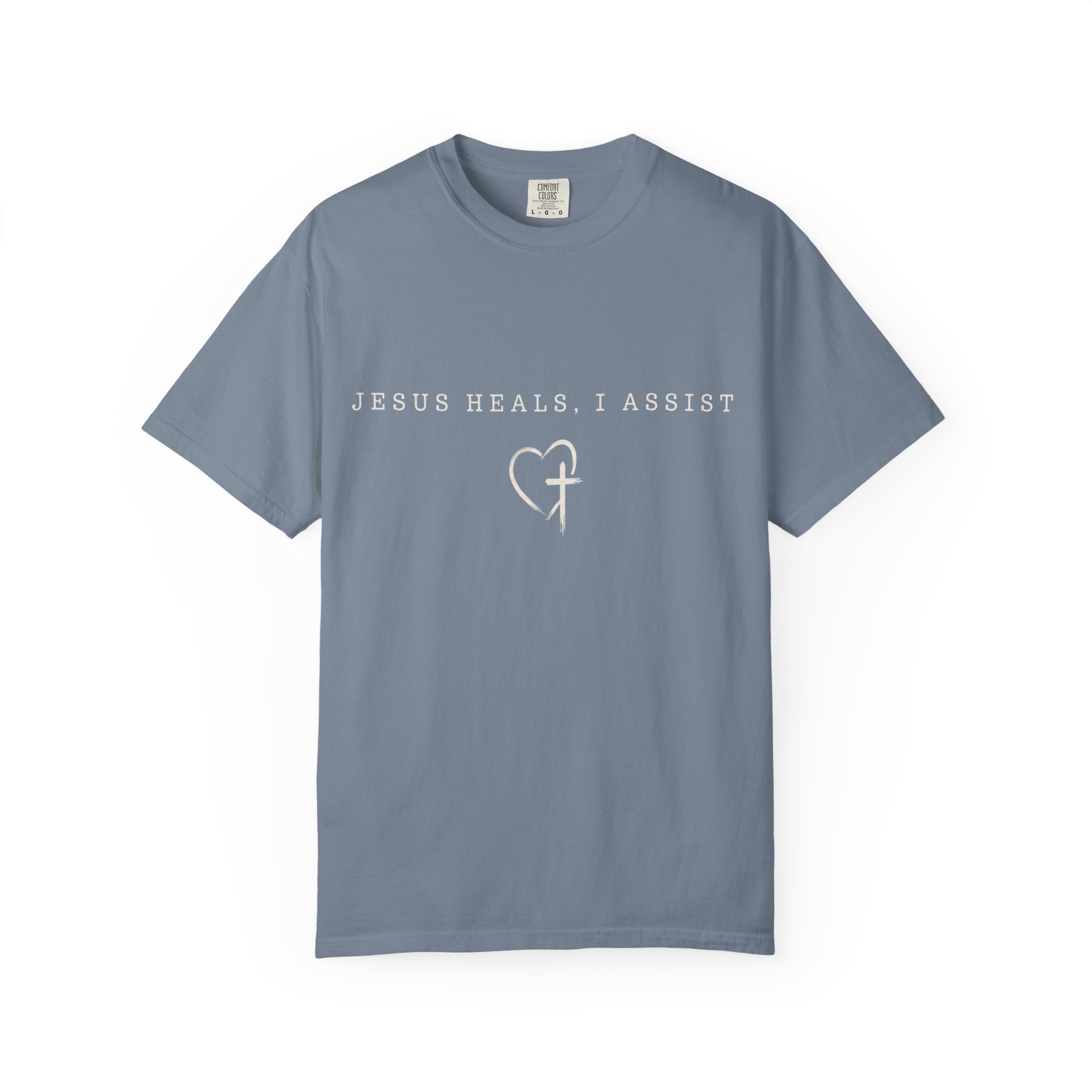 Jesus Heals, I Assist: Christian Faith-Based Healing Design Tee - Image 9
