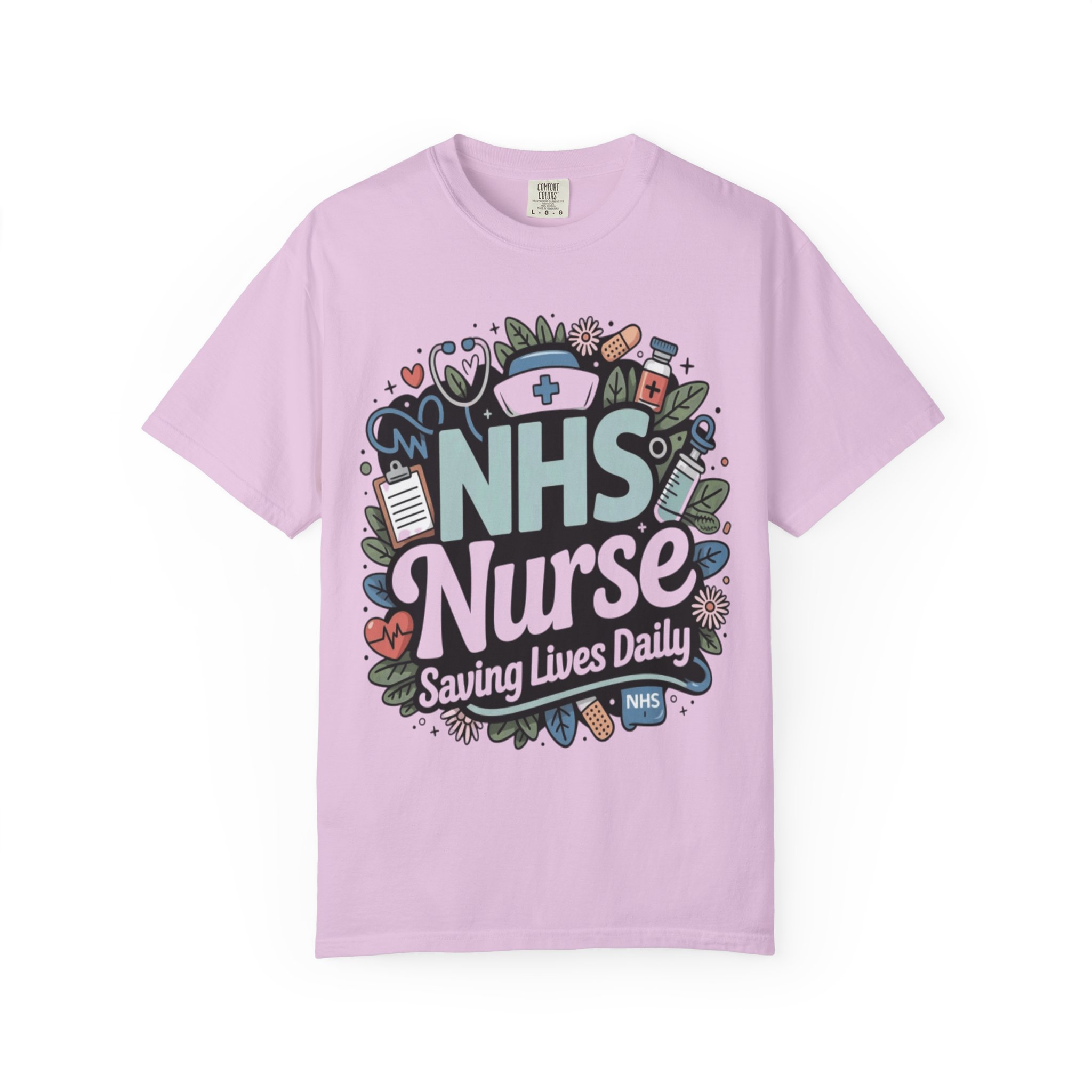 NHS Nurse "Saving Lives Daily" T-Shirt - Image 13
