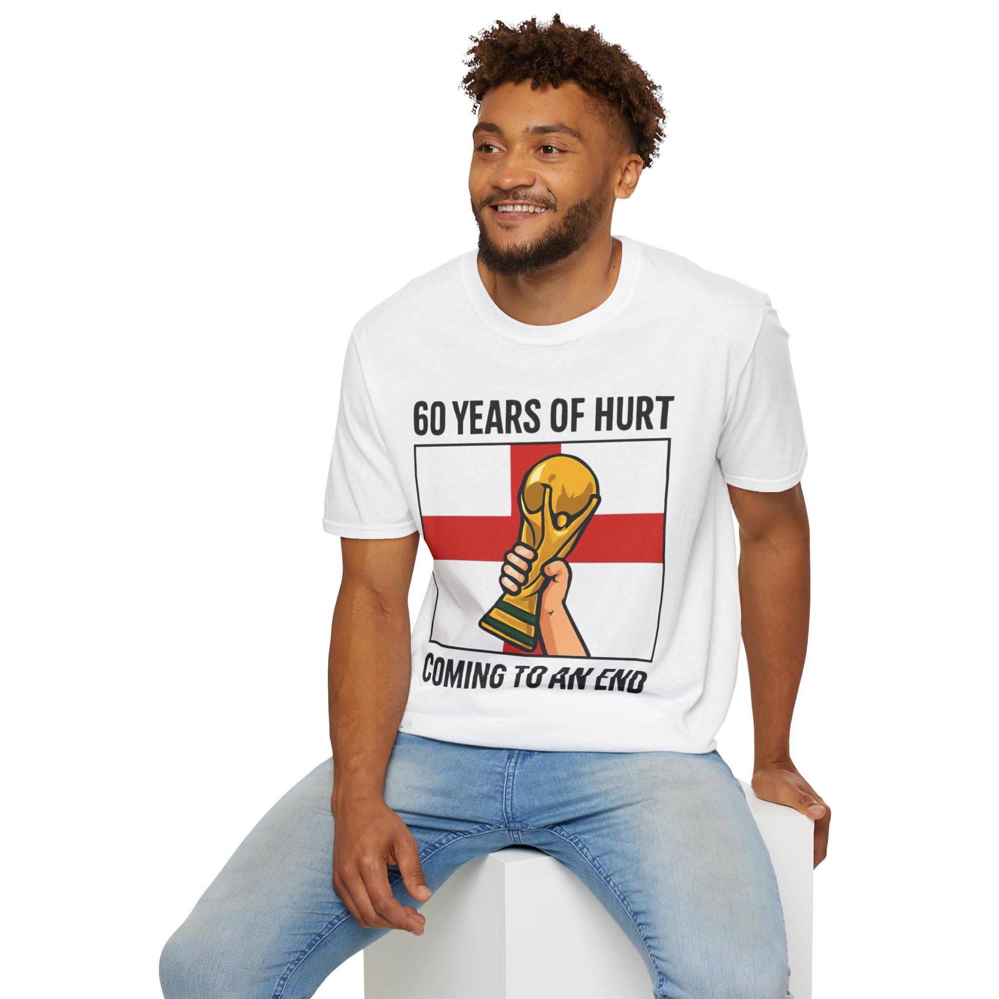 60 YEARS OF HURT – COMING TO AN END? - Unisex Softstyle T-Shirt - Image 5