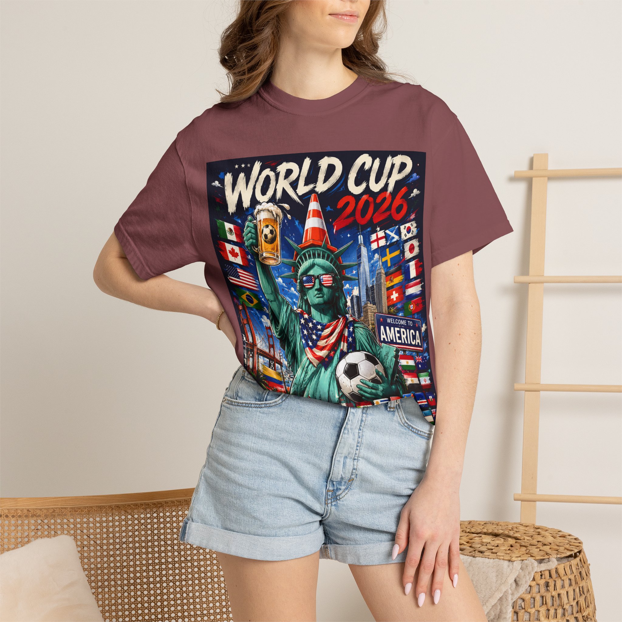 World Cup 2026 T-Shirt - Statue of Liberty Soccer Fan Tee - Image 16
