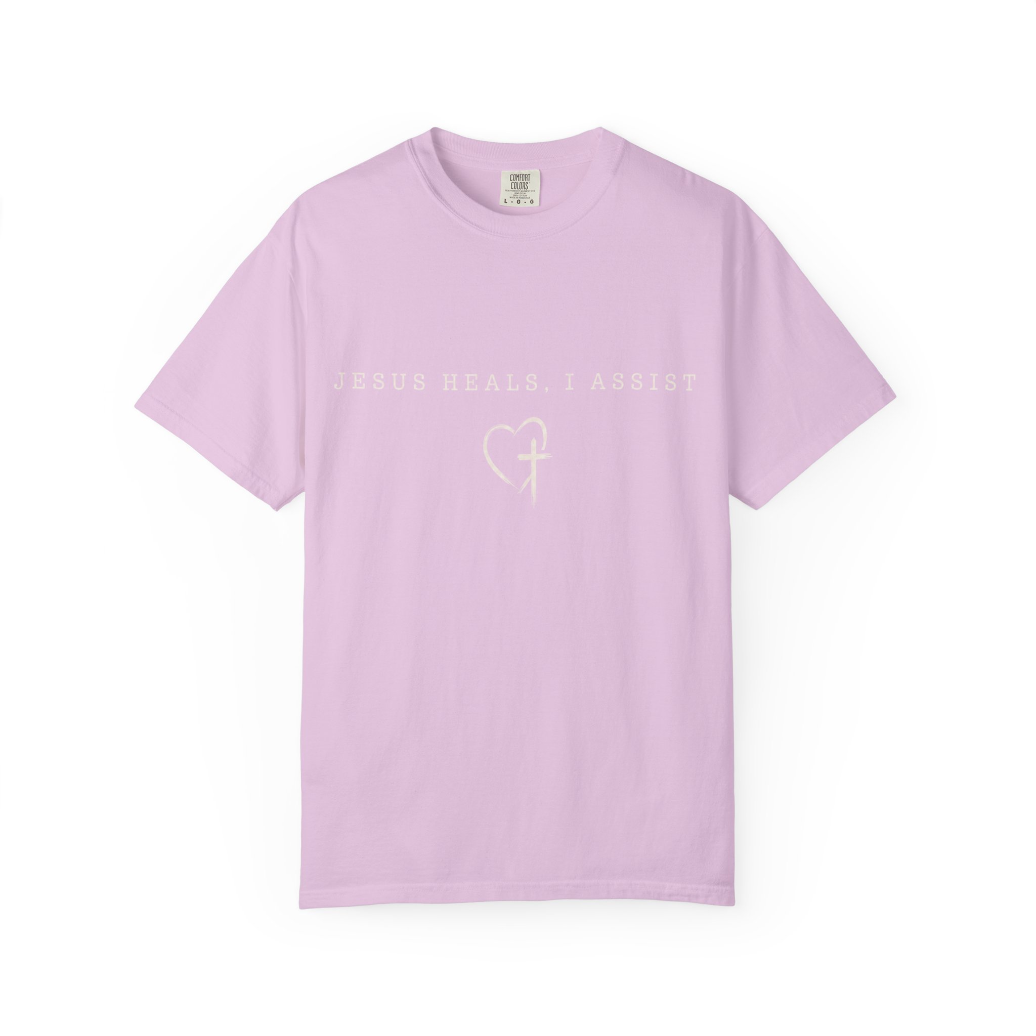 Jesus Heals, I Assist: Christian Faith-Based Healing Design Tee - Image 13
