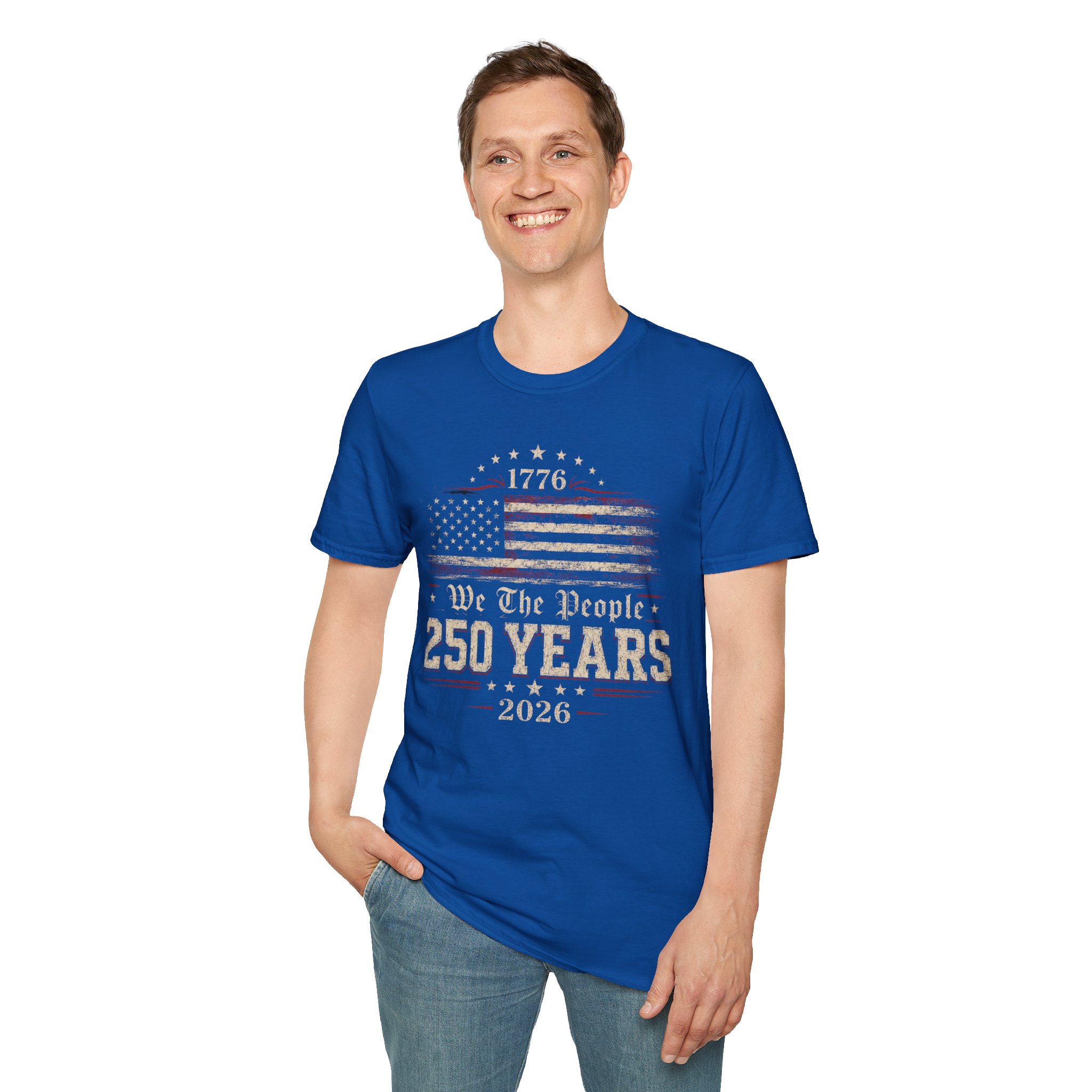 1776 'We The People' American Flag T-Shirt — 250 Years Anniversary Patriotic Tee - Image 3