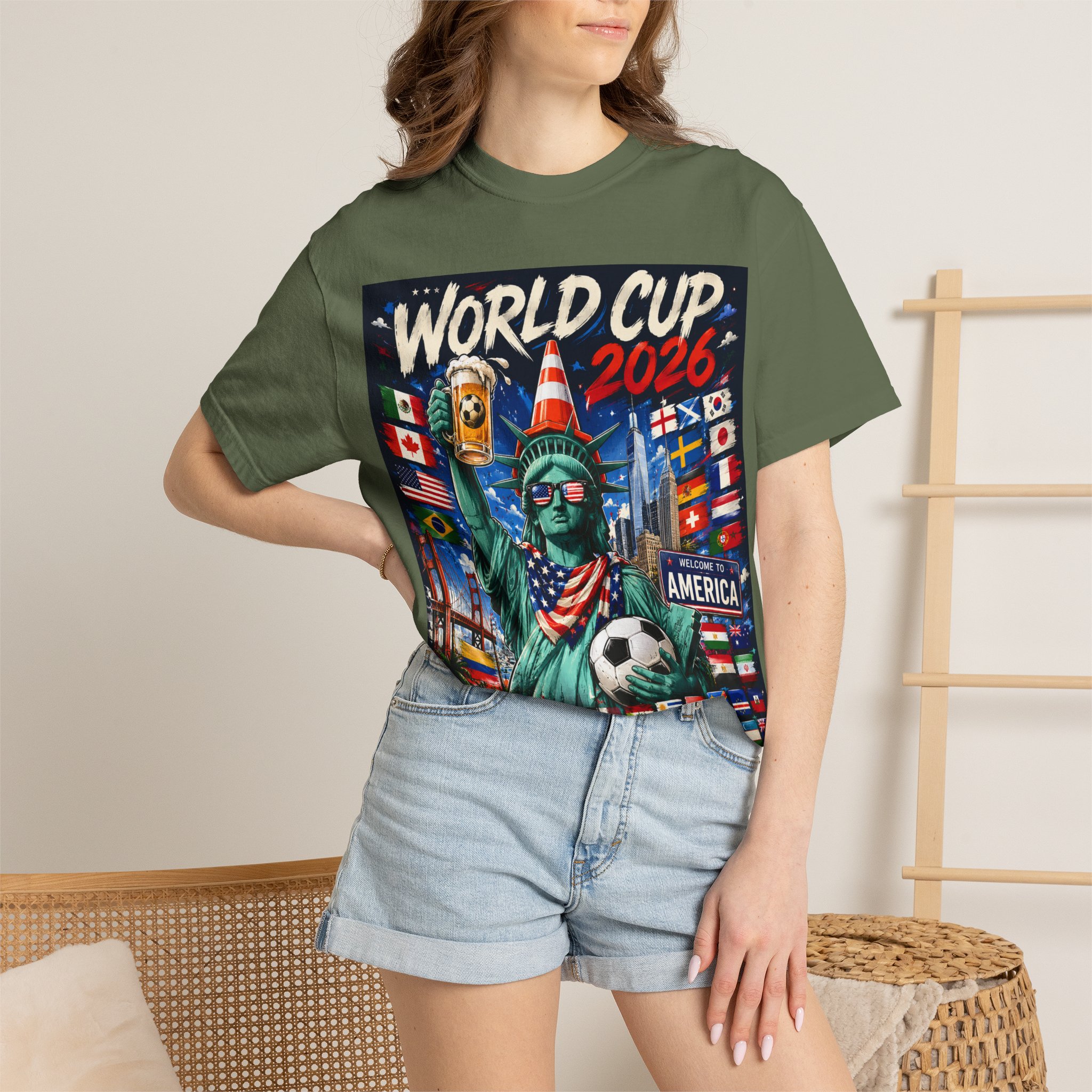 World Cup 2026 T-Shirt - Statue of Liberty Soccer Fan Tee - Image 40