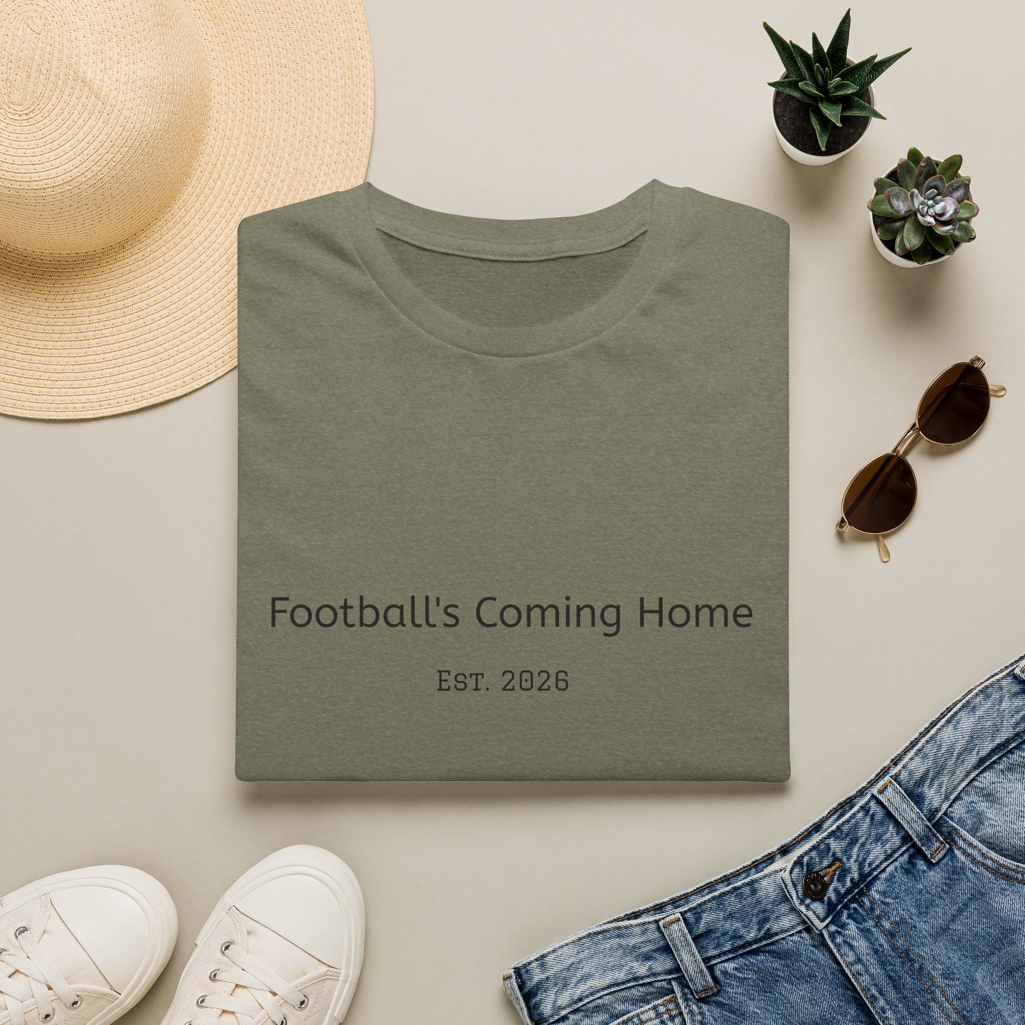 Football's Coming Home T-Shirt — Est. 2026 Vintage Soccer Fan Tee Various Colours - Image 7