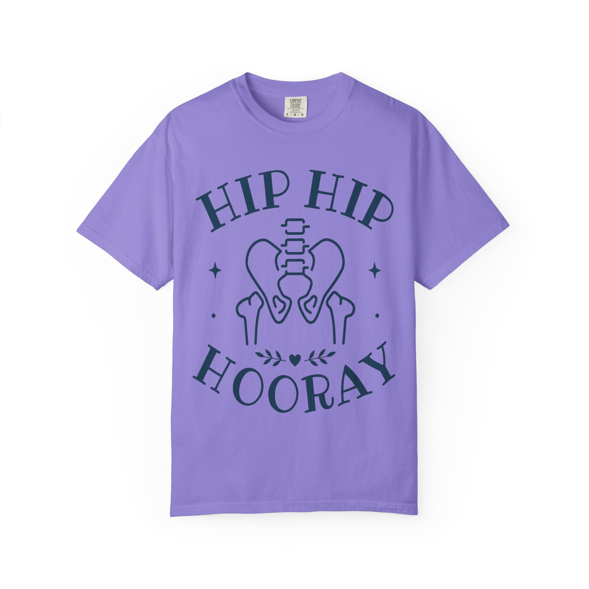 Funny Orthopedic Shirt - Hip Hip Hooray Pelvis Comfort Colors Graphic Tee - Image 10