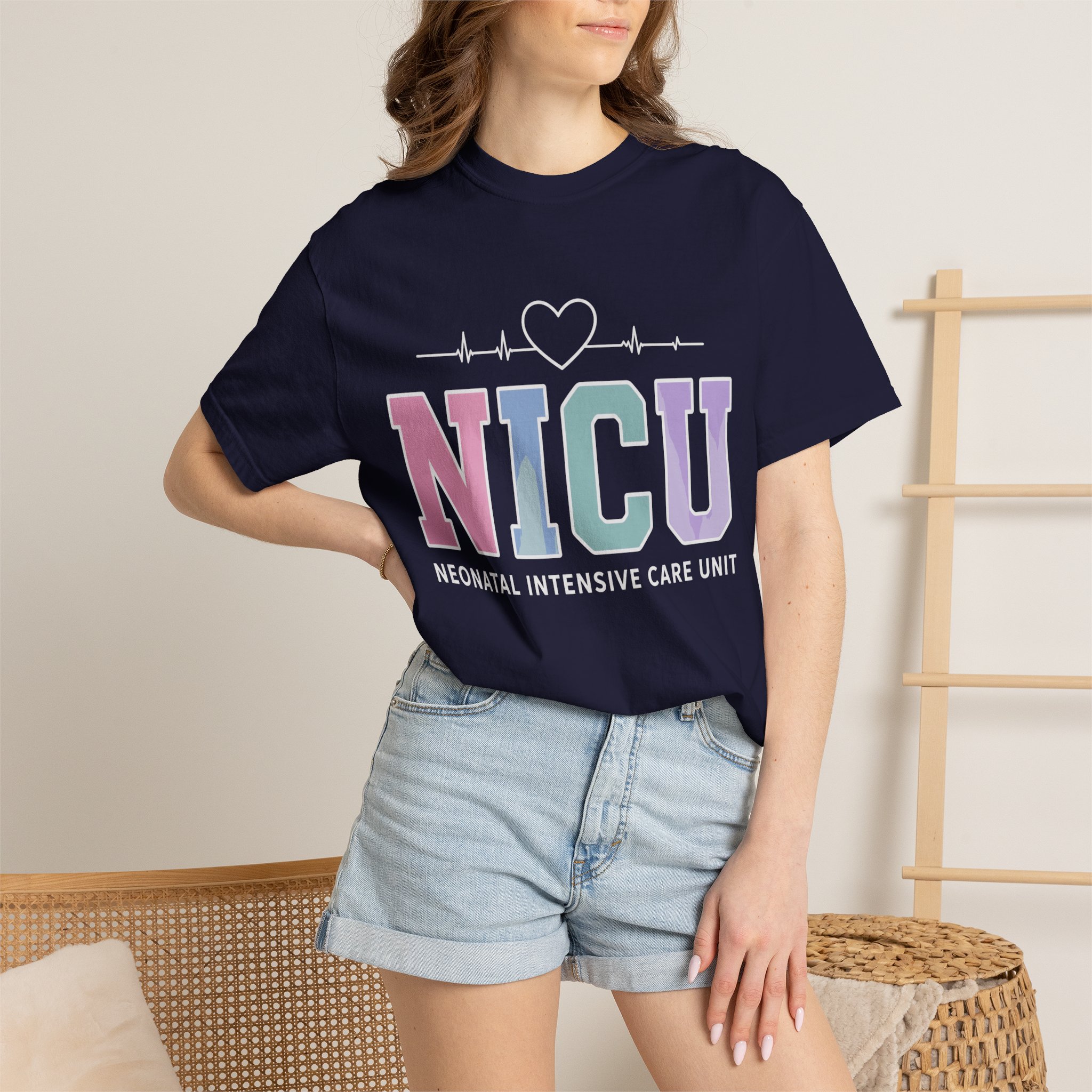 NICU Nurse Shirt - Neonatal Intensive Care Unit Comfort Colors Graphic Tee - Image 12
