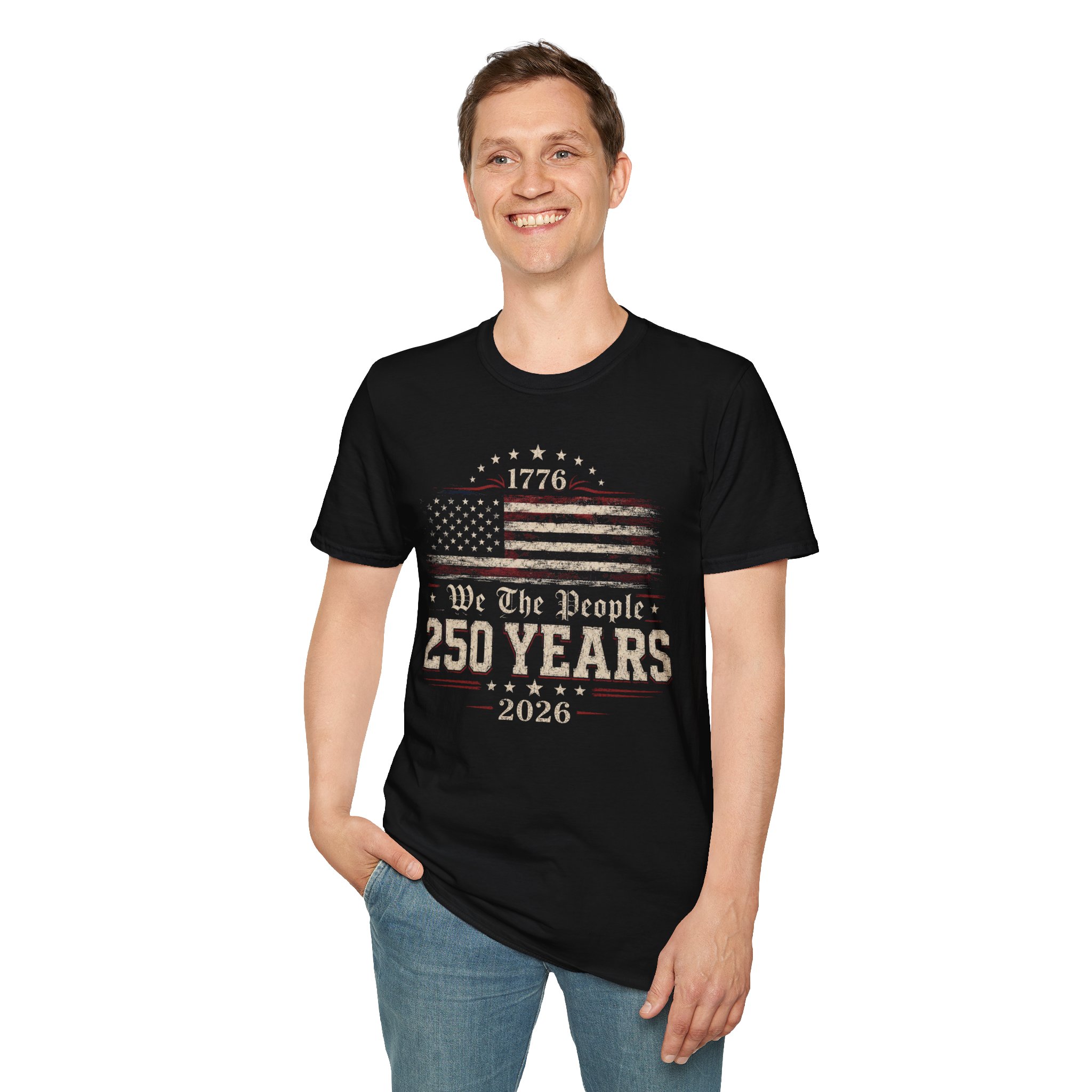 1776 'We The People' American Flag T-Shirt — 250 Years Anniversary Patriotic Tee - Image 6