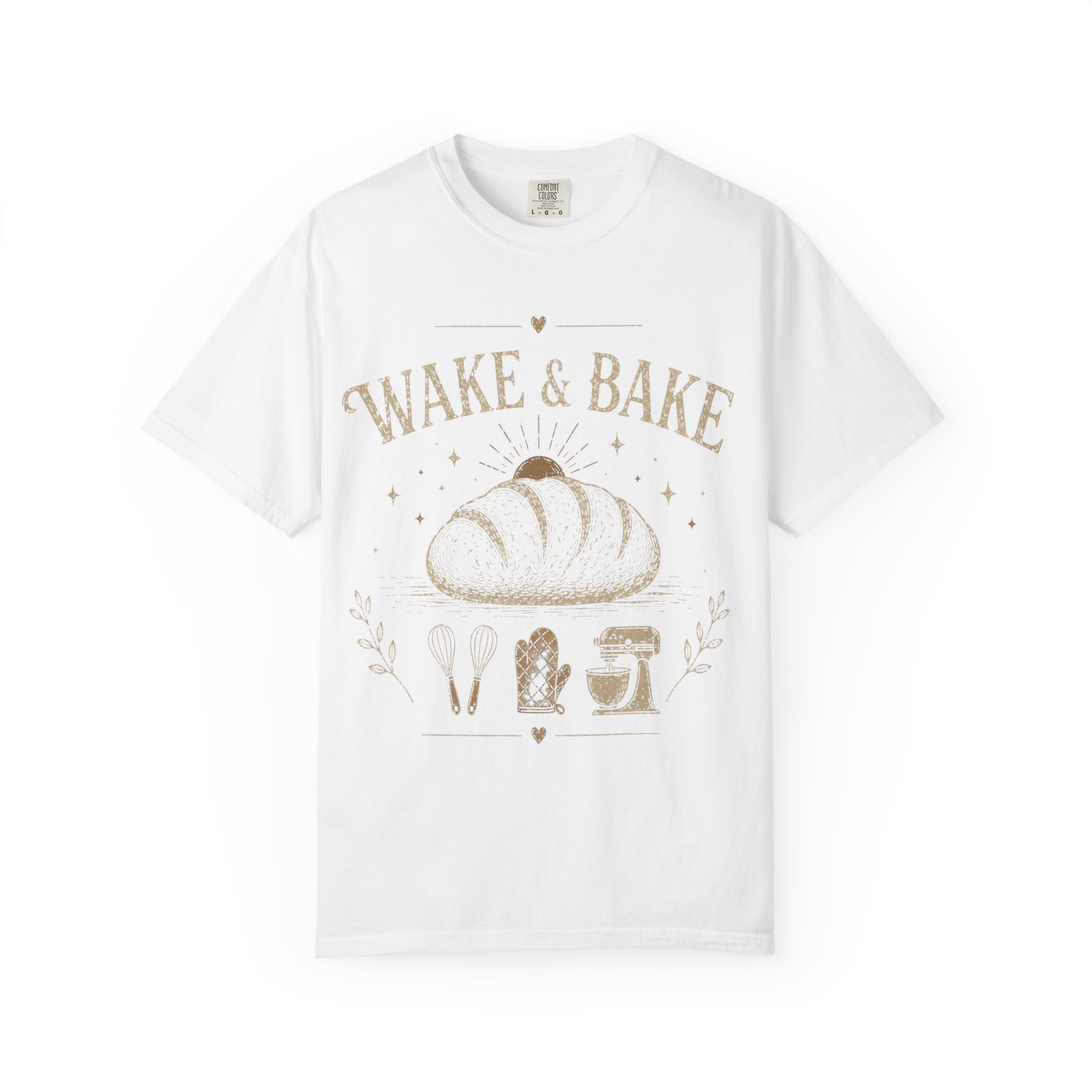 Wake & Bake: Vintage Bakery Illustration, Retro Croissant Engraving with Baking Icons, Hand-Drawn Woodcut Style Design - Image 2