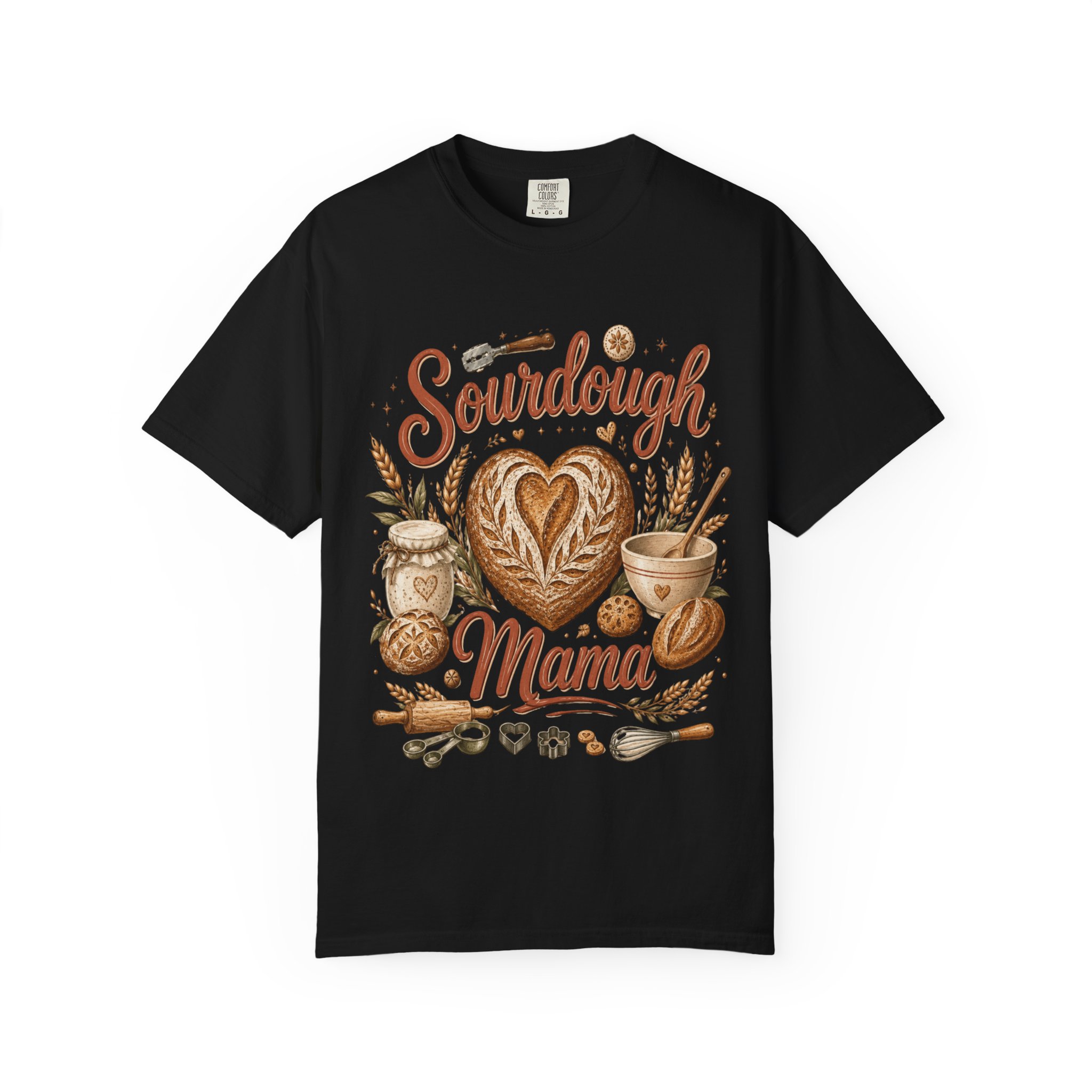 Sourdough Mama Shirt, Sourdough Gift, Bread Baker Gift, Baking Mom Shirt, Artisan Bread Lover, Cottagecore Baker Tee - Image 11