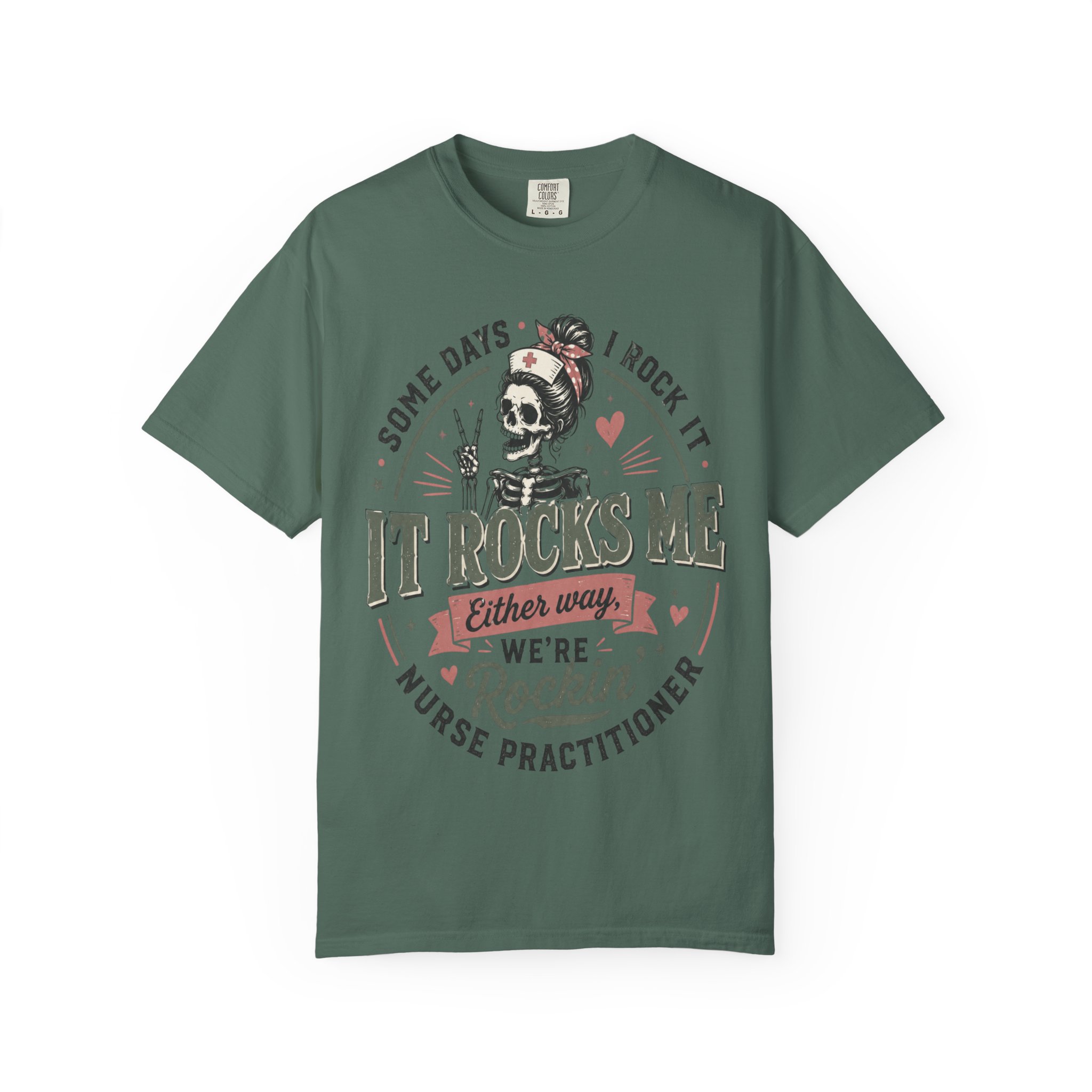Some Days I Rock It Nurse Practitioner Shirt, Funny NP T-Shirt, Nurse Practitioner Gift, Skeleton Nurse Tee, Healthcare Worker Graphic Shirt - Image 14