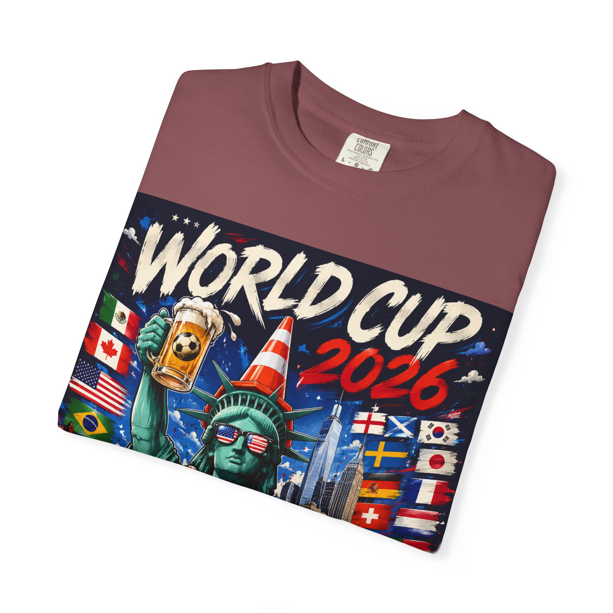 World Cup 2026 T-Shirt - Statue of Liberty Soccer Fan Tee - Image 15