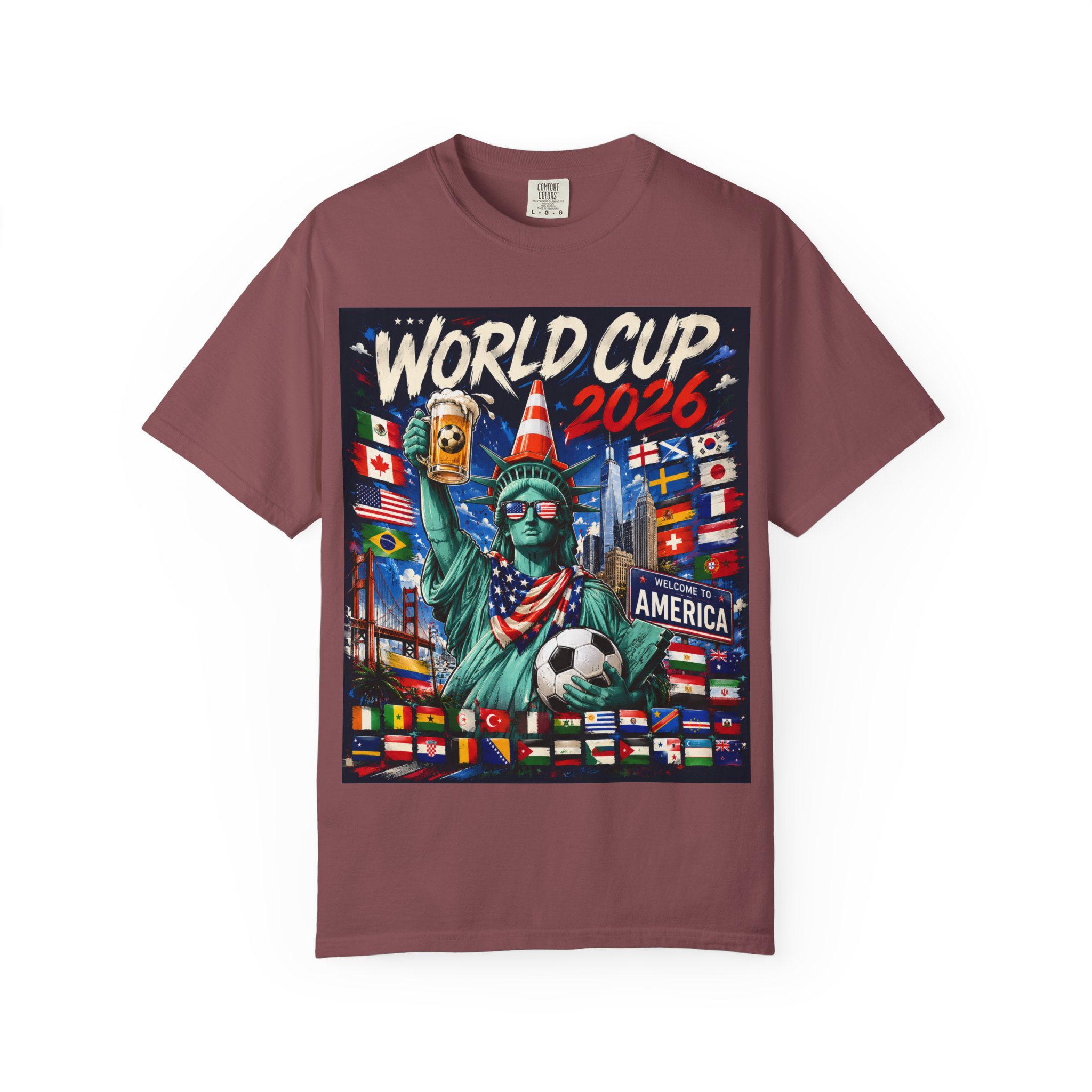 World Cup 2026 T-Shirt - Statue of Liberty Soccer Fan Tee - Image 13