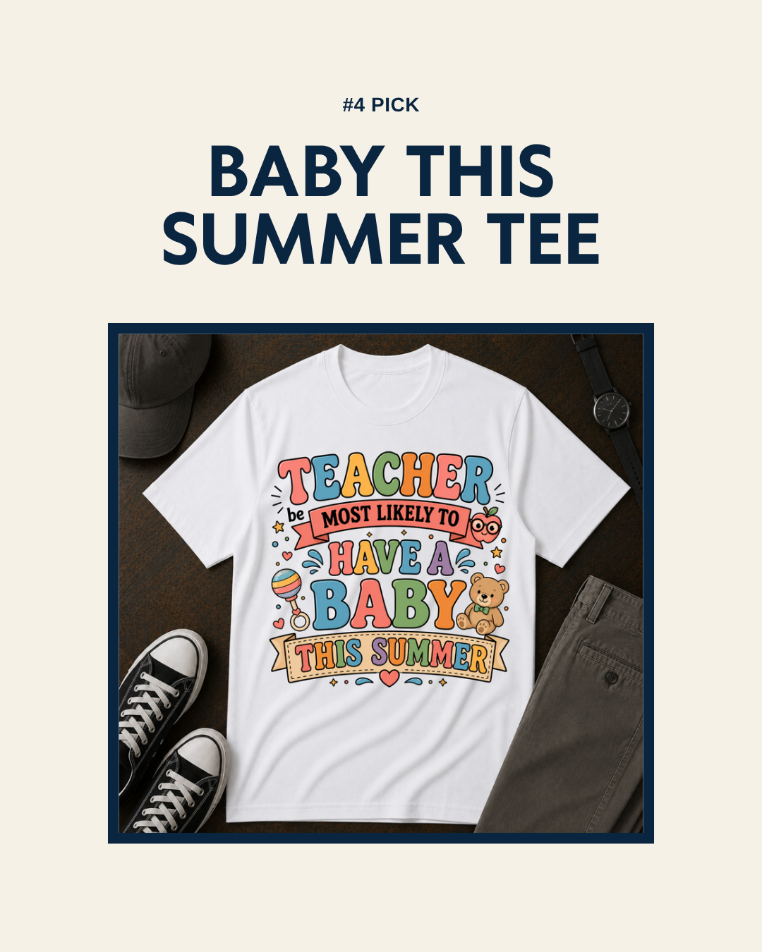 Baby This Summer Tee teacher t-shirt