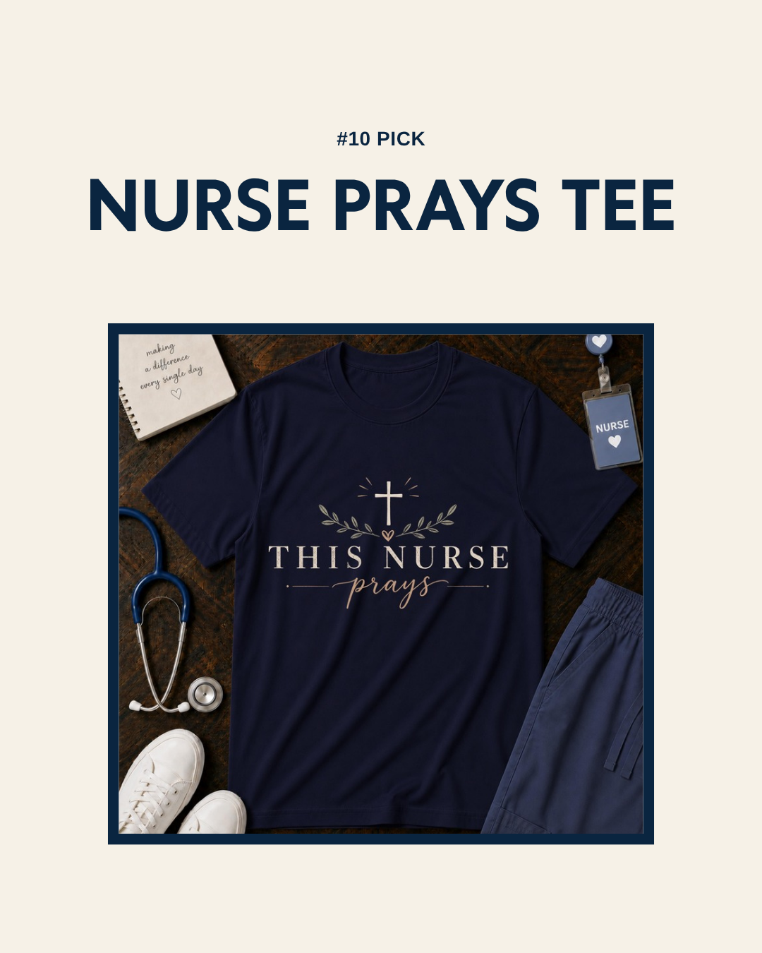 Nurse Prays t-shirt design