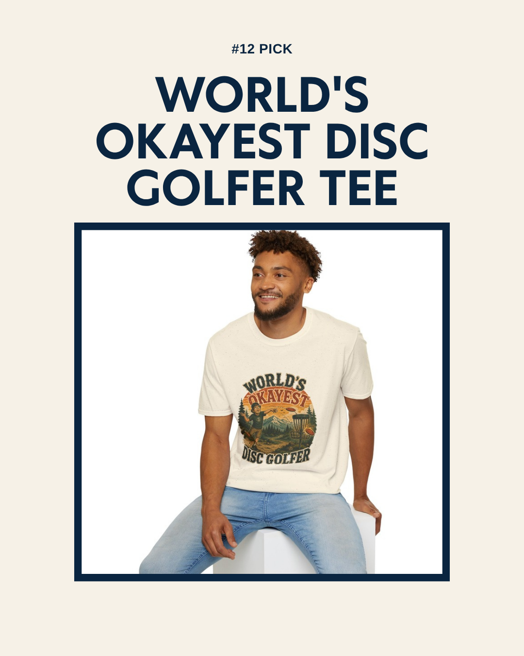 World's Okayest Disc Golfer t-shirt design