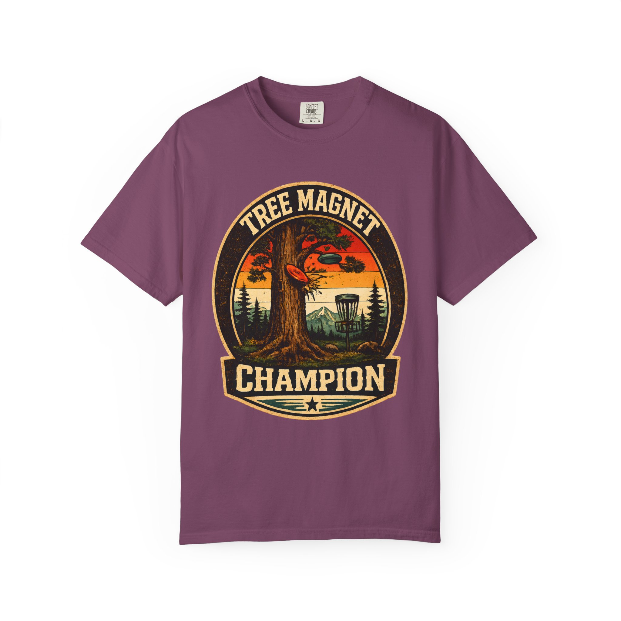 Tree Magnet Champion Disc Golf T-Shirt - Image 21