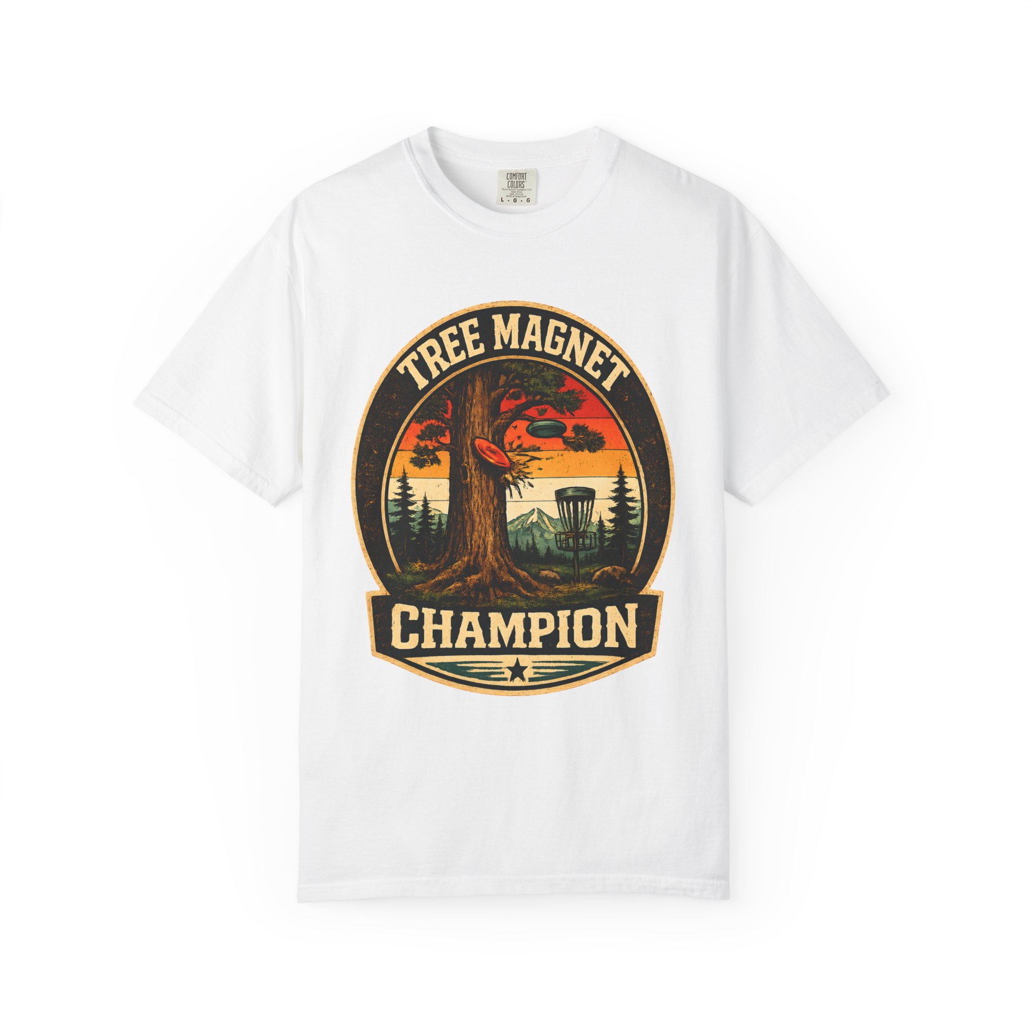 Tree Magnet Champion Disc Golf T-Shirt - Image 2