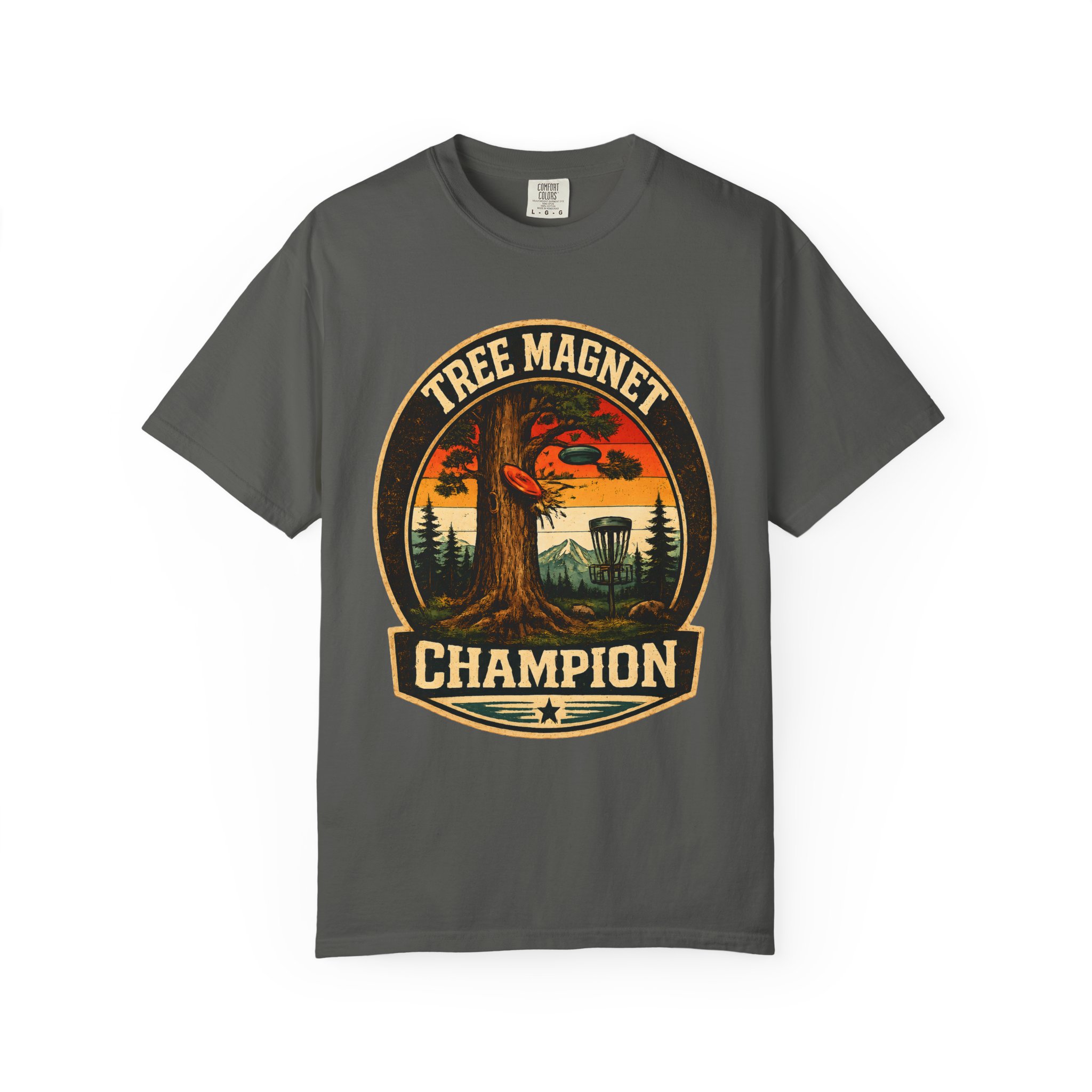 Tree Magnet Champion Disc Golf T-Shirt - Image 6