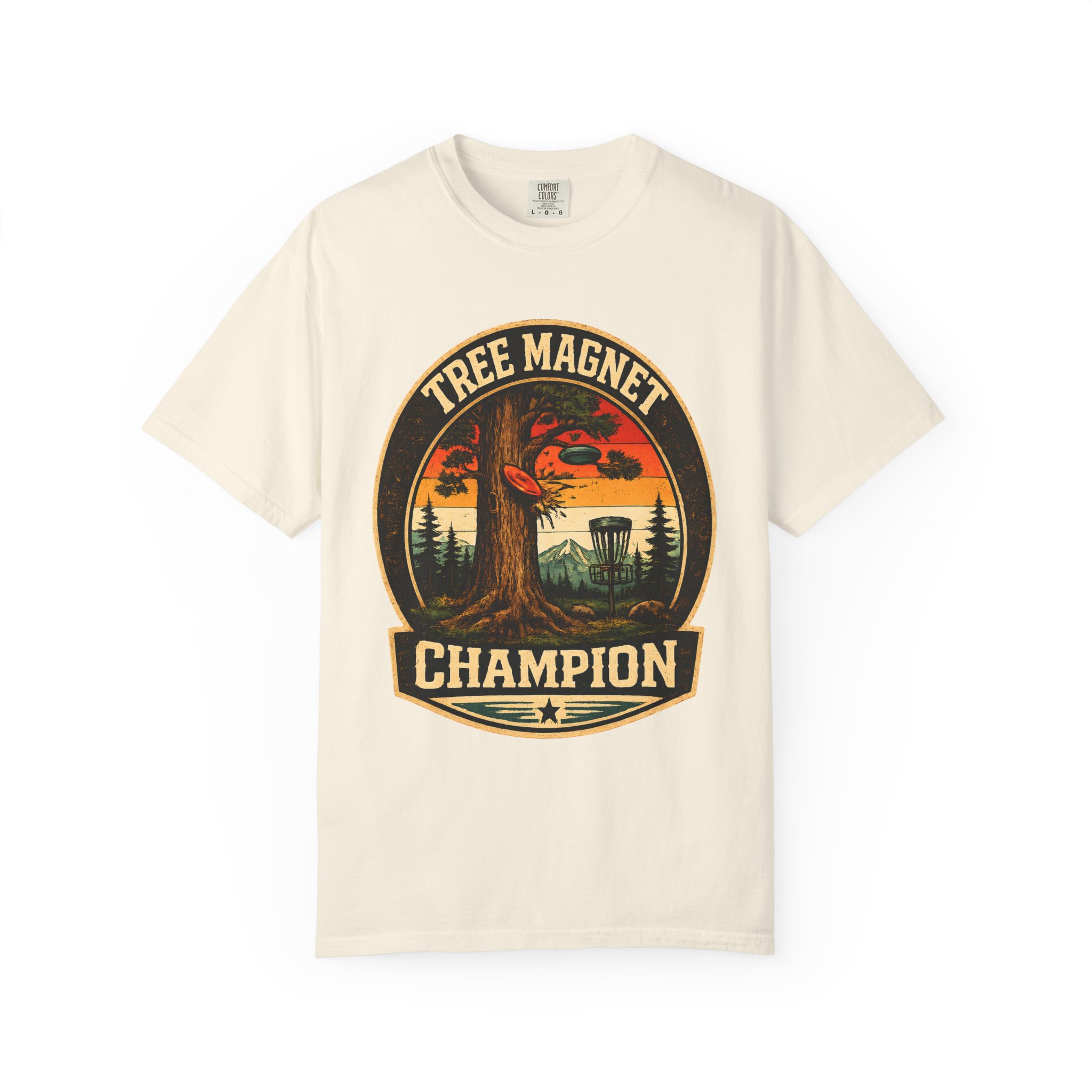 Tree Magnet Champion Disc Golf T-Shirt - Image 5