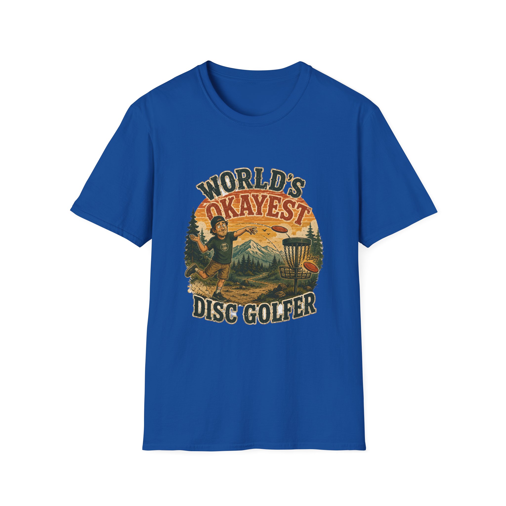 Disc Golf T‑Shirt | "World's Okayest Disc Golfer" Vintage Outdoor Tee - Image 11