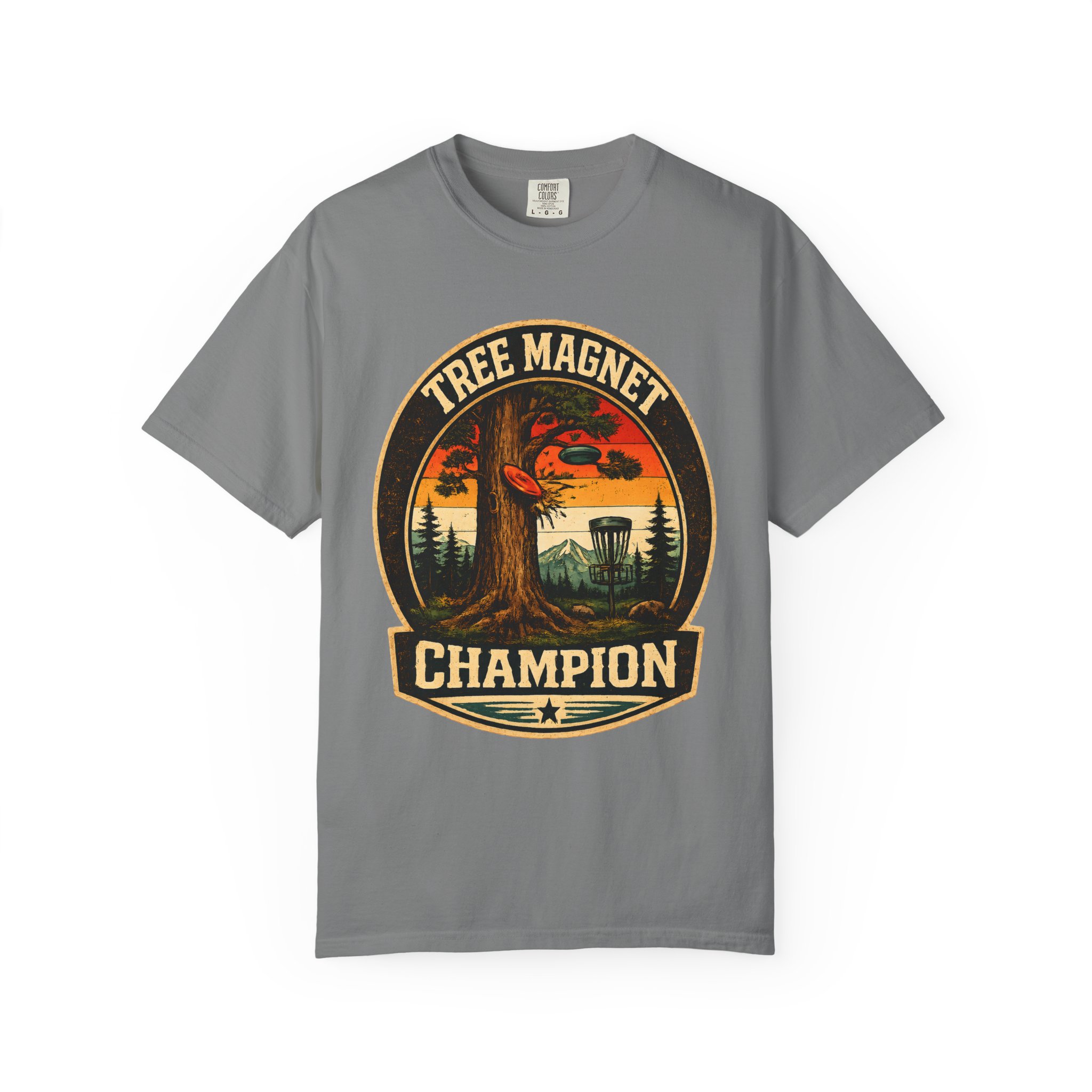 Tree Magnet Champion Disc Golf T-Shirt - Image 7
