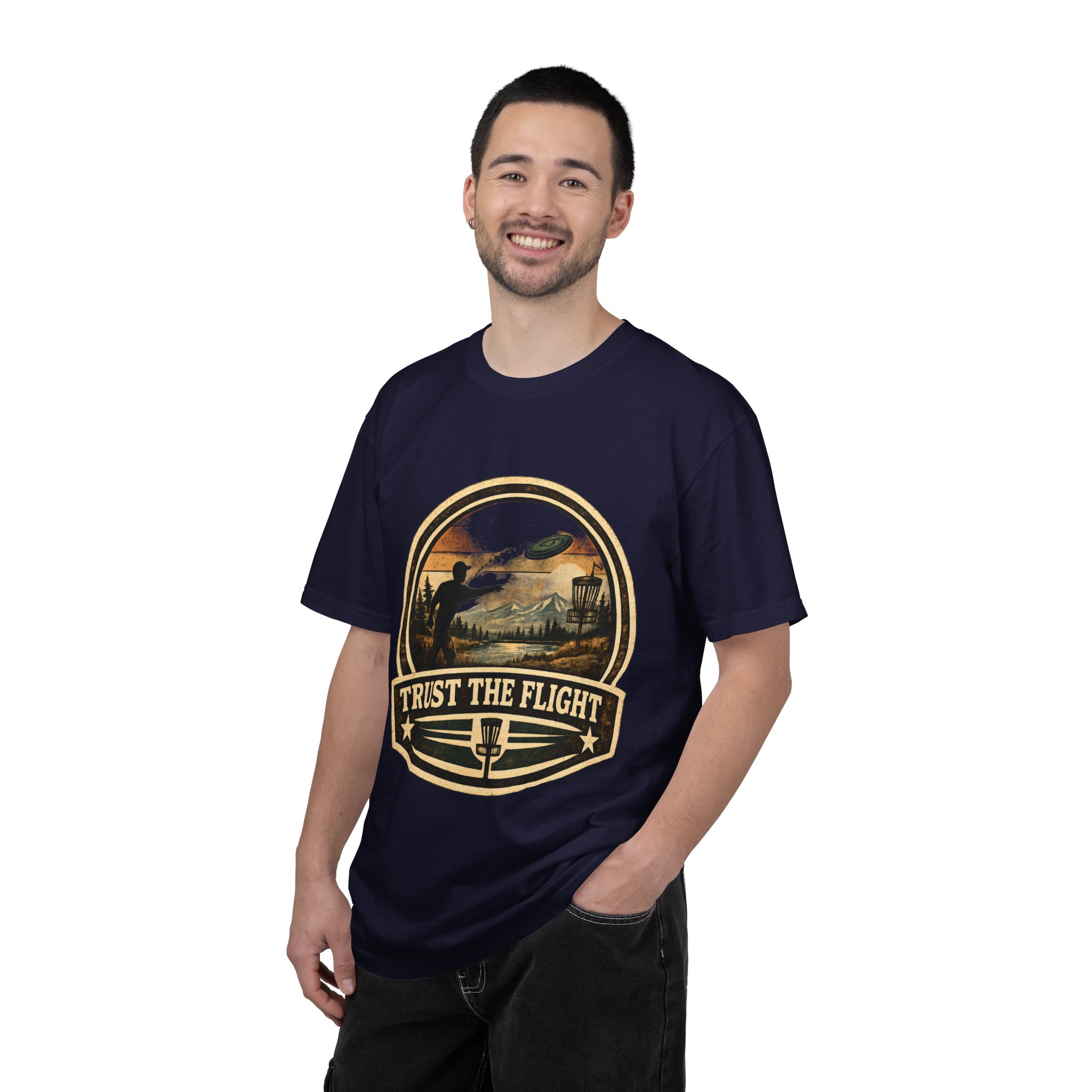 Trust The Flight T-Shirt Disc Golfer T-shirt - Image 12