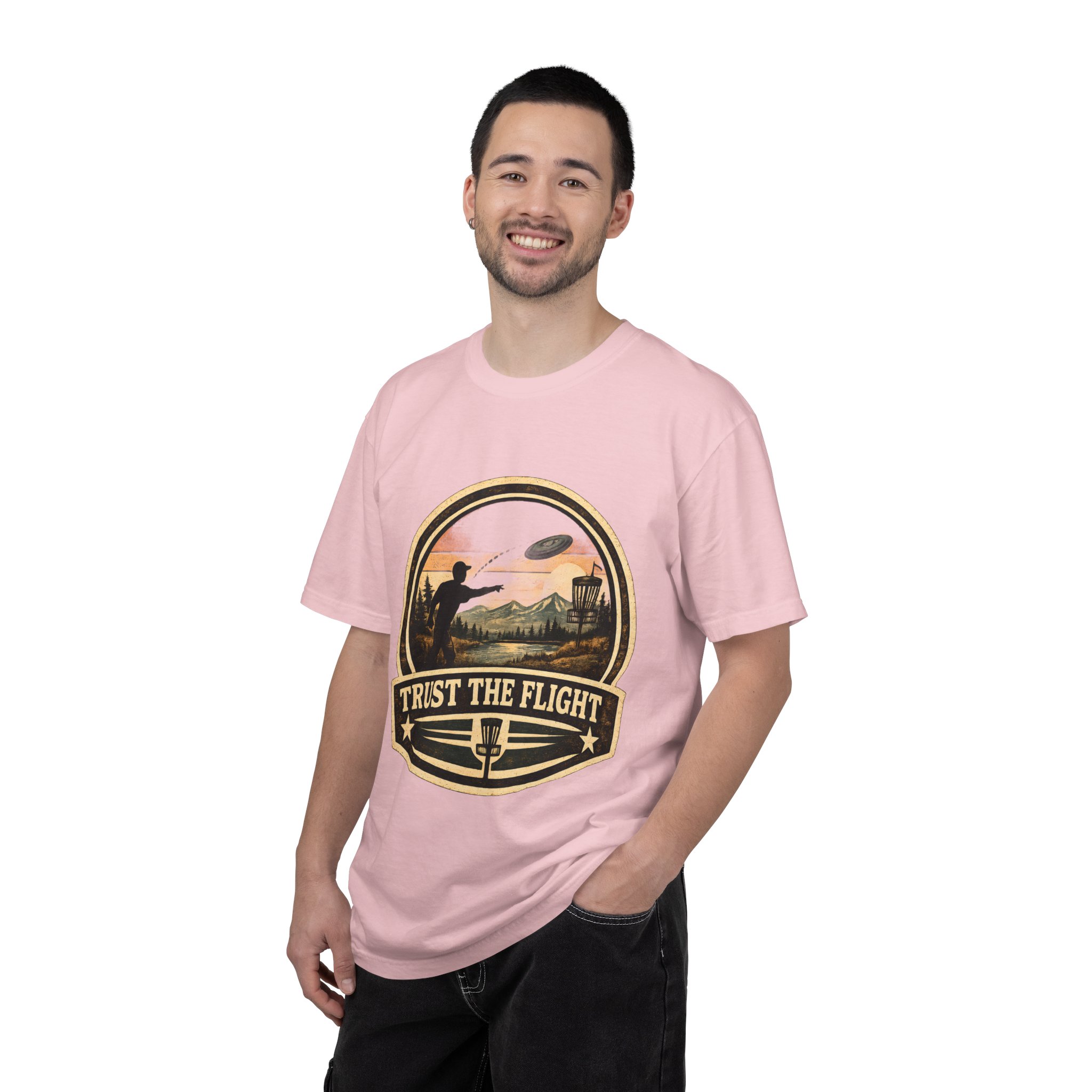 Trust The Flight T-Shirt Disc Golfer T-shirt - Image 16