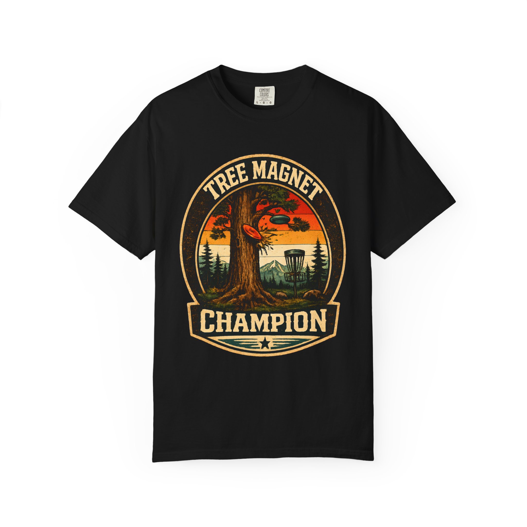 Tree Magnet Champion Disc Golf T-Shirt - Image 17